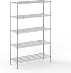 Regal Altair 21" Deep x 54" Wide x 86" Height Wire Shelving Kit | 5-Tier | NSF by Regal+Altair