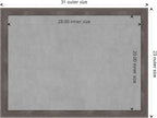 Amanti Art Grey Framed Magnetic Board 23x31 Medium Vision Board - Image 4