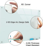 Magnetic Glass Writeboard 48"X36" Premium Tempered Dry Erase Boards Wall - Image 6