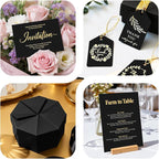 120 Sheets Black Cardstock 8.5 x 11 Construction Paper, 200GSM Card Stock Black - Image 7