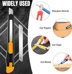 TIFICAL 24-Pack Retractable Box Cutter | 9mm Snap-Off Blades - Image 3