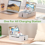 Pezin & Hulin Bamboo Charging Station, Electronic Devices Organizer - Image 8