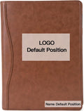 Geslun Personalized Vegan Leather 3 Ring Binder, Custom 8.5 x 11 Letter Size by Geslun