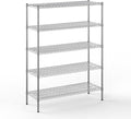 Regal Altair 18" Deep x 48" Wide x 64" Height Wire Shelving Kit | 5-Tier | NSF by Regal+Altair