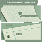 Engineering Paper 8.5 x 11, 100 Sheets Top Glue Binding Engineering Notebook - Image 5