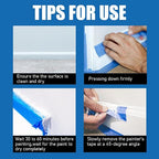 10 Rolls Painters Tape 2 inch Wide, General Purpose Blue Painters Tape - Image 7
