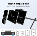 AboveTEK Tablet Stand Holder for Desk & Bed, Aluminum iPad Holder Arm - Image 3