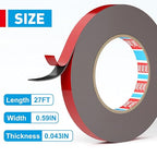 EMITEVER Double Sided Tape Heavy Duty, Tesa Adhesive Mounting Tape Waterproof - Image 5