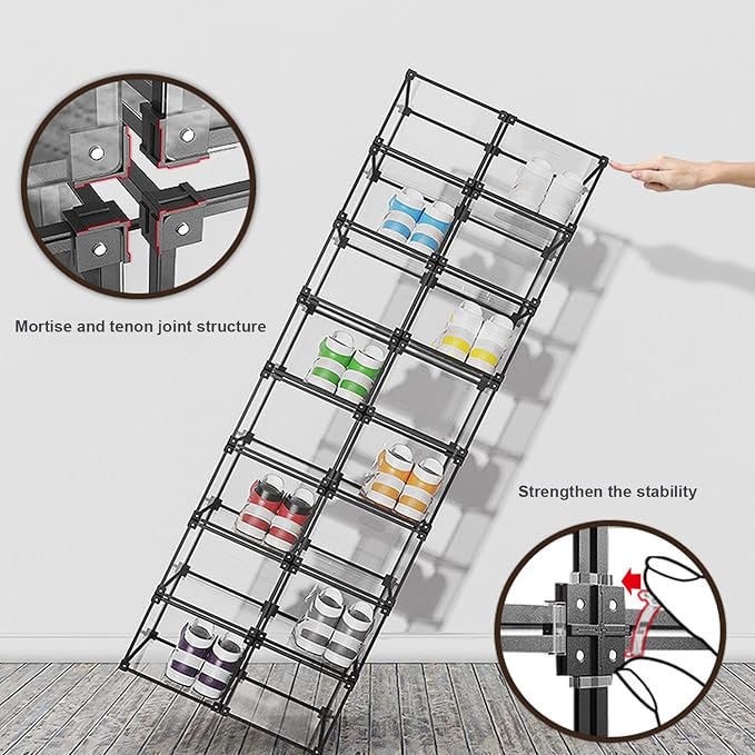 KOKOIN Transparent Plastic Storage Clear Shoe Display Case Box Organizer - Image 4