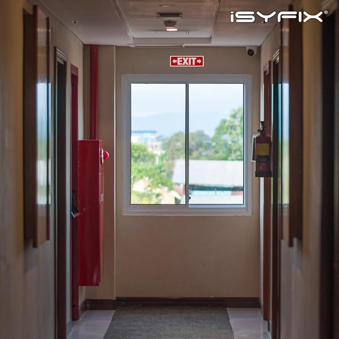 iSYFIX Exit Signs 6 Pack 12x4 Inch - Image 5