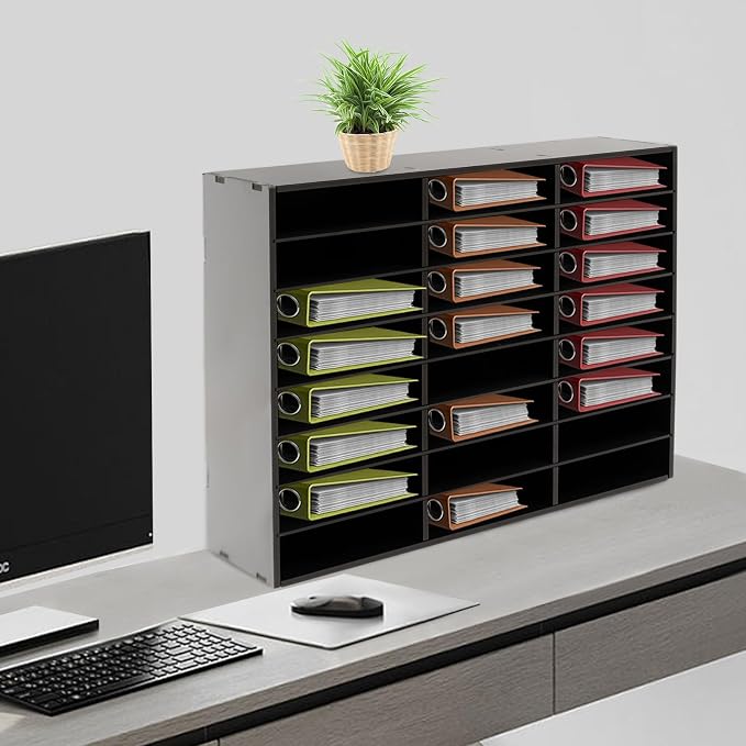 24 Slots Mail Sorters for Office, Desktop Literature Organizer - Image 2