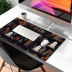 LuckyCow Cute Vintage Gothic Desk Mat Kawaii Dark Academia Desk Pad Medieval - Image 7