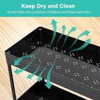 APWNRJA Under Sink Organizers 2 Pack, Pull-Out Sliding Cabinet Organizer - Image 5