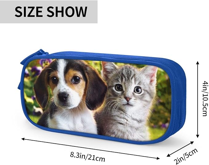 Nigmuye Custom Pencil Case Personalized Add Photo Text Pen Bag Large Capacity - Image 4