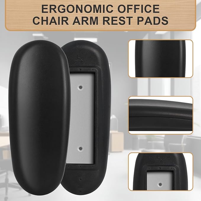 Podoy Office Chair Armrest Pads Replacement Fits Univeral Desk Chair Arms - Image 4