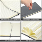 Honoson 20 Pack Lined Journal Notebooks A5 Hardcover Executive Notebook 5.5" x - Image 3