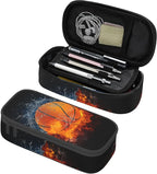 Basketball Pencil Box Black Kids Pencil Case by YIJIUWKIS