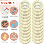 Fainne Masking Tape Bulk General Purpose Masking Painting Tape 55 Yards - Image 3