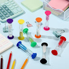 48 Pcs Back to School 5 Minute Sand Timer Bulk Colored Plastic Mini Multicolor - Image 7