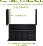 PERFECT POSTURE Max Under Desk Storage Drawer – Large Desk Drawer - Image 5