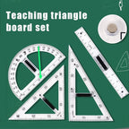 Magnetic Geometry Tool, Protractor, Triangle Rulers Easy Attachment Blackboard - Image 2