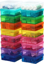 novelinks Stackable Plastic Clear Storage Box Containers - Image 6