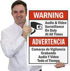 SmartSign 24 x 18 inch “Warning - Image 2