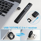 Presentation Clicker Presentation Remotes, Type C/USB A 2 in 1 Pointer - Image 2