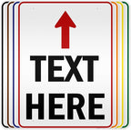 Custom Arrow, Custom Directional Sign, Up Arrow, 36x48 Inches, Reflective by MySignCenter