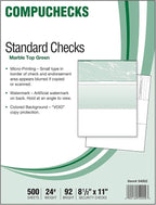 500 Blank Check Stock by Compuchecks