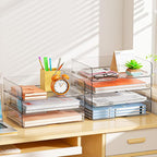 YKLSLH 4 Trays Paper Organizer Letter Tray - Image 4