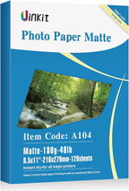 Uinkit 120 Sheets Presentation Paper Matte 8.5x11 Inkjet 48lb 180gsm Single by UinkitHandicraftsandConservationSpecialist