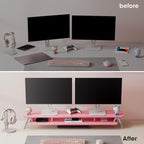 Fenge Dual Monitor Stand, Monitor Stands Riser - Image 8