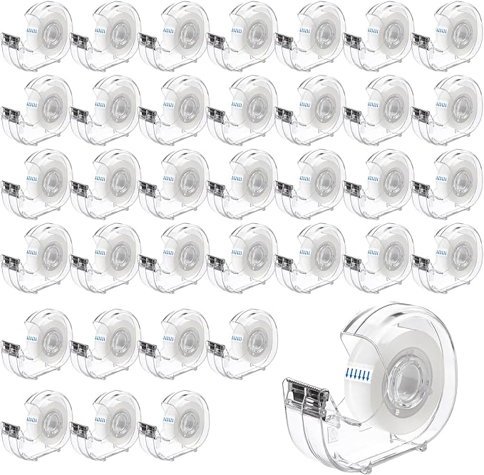 JEFURE 36 Pcs Transparent Tape by JEFURE