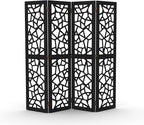 VINGLI 70'' H Room Divider, Non-Woven Fabric Privacy Screen, Indoor Partition by VINGLI