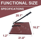 Voluda 18 Inch Guillotine Paper Cutter - Image 2