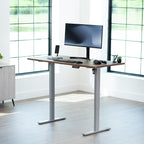 VIVO Electric 60 x 30 in Rustic Standing Desk, Memory Height Adjustment - Image 2
