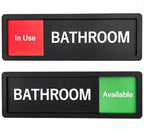 Bathroom Sign – In Use/Available Slide Switch Sign, Premium Durable Acrylic - Image 7