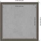 Amanti Art Silver Framed Magnetic Board 27x27 Medium Vision Board - Image 4