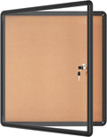 Mifuro 28"x26" Enclosed Bulletin Board, Lockable Weather-Resistant Aluminum by MifuroOfficeProduct