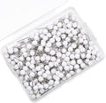 WILLBOND 500 Pack Map Push Pins Map Tacks Small Round Head Push Pins Thumb Tacks by Willbond+Technology+Limited