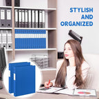 Henoyso 36 Pcs 3 Ring Binder 0.5 Inch Round Fits Letter Size 8.5'' x 11'' Paper - Image 6