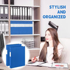 Henoyso 16 Pcs 3 Ring Binder 0.5 Inch Round Fits Letter Size 8.5'' x 11'' Paper - Image 5