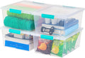 IRIS USA 12 Qt. Plastic Storage Bins Containers by IRISUSA