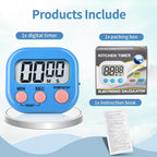 24 Pack Digital Kitchen Timer Magnetic Digital Timer - Image 3