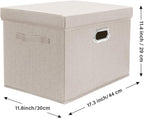 TYEERS Large Storage Bins with Lids, Collapsible, Fabric Storage Boxes - Image 2