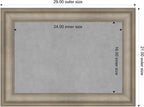 Amanti Art Silver Framed Magnetic Board 21x29 Medium Vision Board - Image 3
