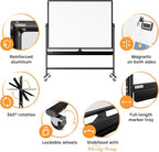 Rolling Dry Erase Board 60 x 46 - Image 7