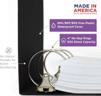 Carstens 4-Inch Heavy Duty Round Ring Binder - Image 3