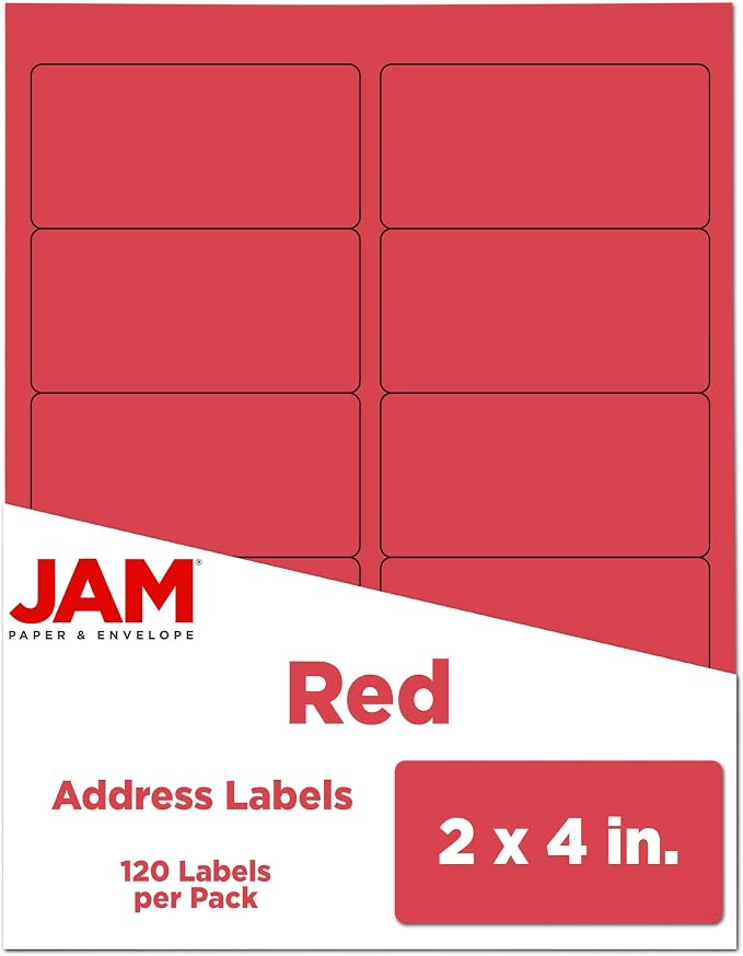 JAM PAPER Shipping Address Labels by JAMPaper